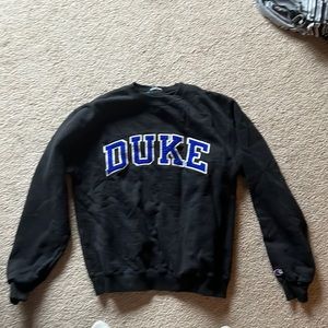 VINTAGE Duke collage crew neck sweatshirt